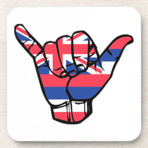 Shaka Hawaii Flag Coaster