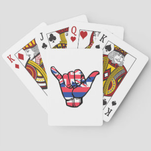 Shaka Hawaii Flag Playing Cards