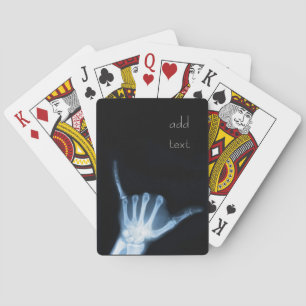 Shaka Sign X-Ray (Hang Loose) Playing Cards