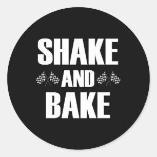 Shake And Bake Racing Classic Round Sticker