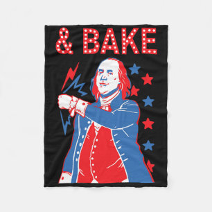 Shake And Ke Drinking American Presidents Happy 4t Fleece Blanket