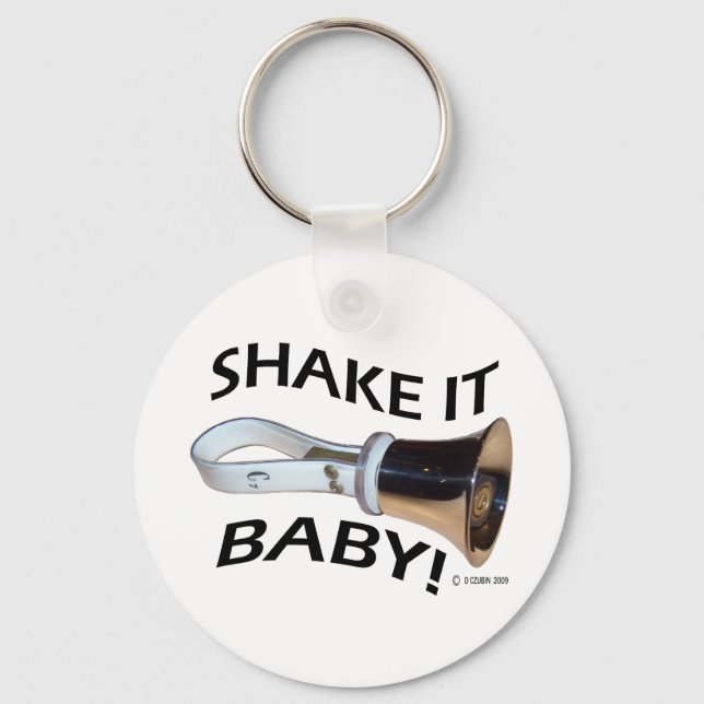Shake It Baby! Keychain (Front)