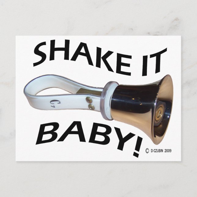 Shake It Baby! Postcard (Front)