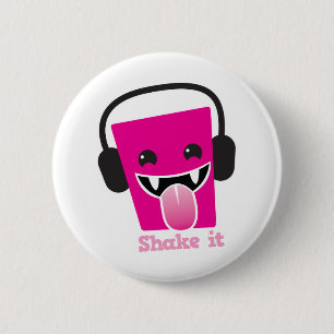 Shake it kawaii DJ 2 Inch Round Button