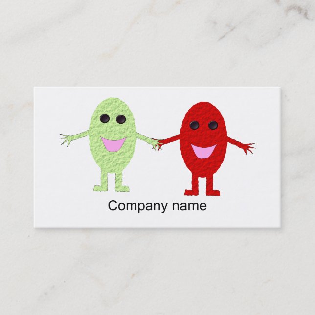 Shake on it Customizable Business Card (Front)
