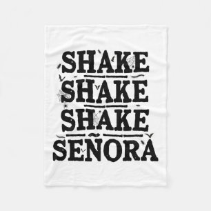 Shake Shake Shake Retro Vintage Funny Halloween Sp Fleece Blanket