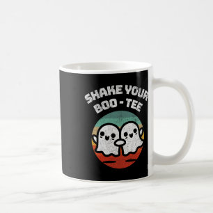 Shake Your Boo-tee Ghost Retro Halloween Costume M Coffee Mug
