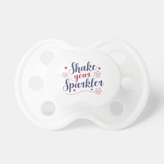 Shake Your Sparkler Pacifier (Front)
