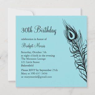 Shake Your Tail Feathers Anniversaire Invitation t