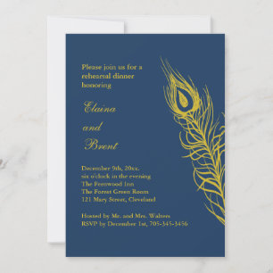 Shake your Tail Feathers Rehearsal Dinner Invitation