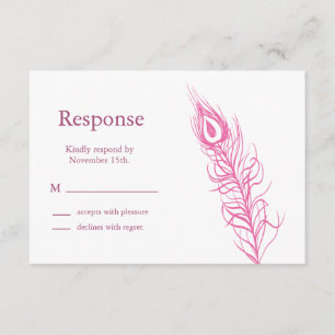 Shake your Tail Feathers RSVP 2 (fuchsia)