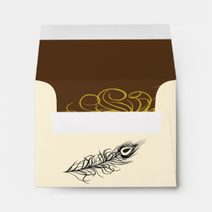 Shake your Tail Feathers Small Envelope (brown)