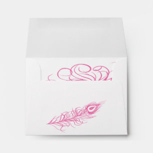 Shake your Tail Feathers Small Envelope (fuchsia)