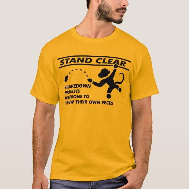 SHAKEDOWN MONKEY T-Shirt (Front)