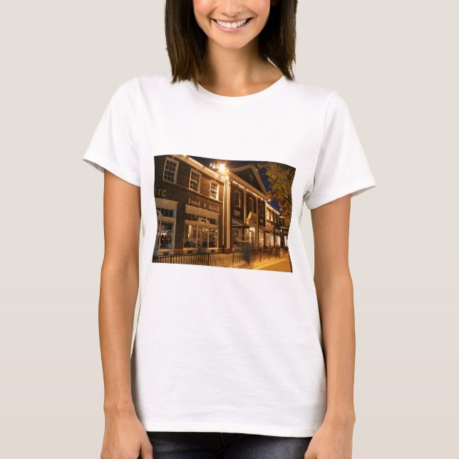 Shaker Square at Night - 1 T-Shirt (Front)