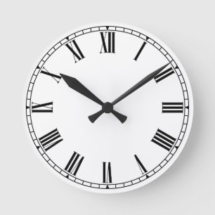 Shaker Style 01 Round Clock
