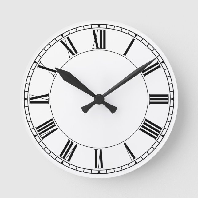 Shaker Style 02 Round Clock (Front)
