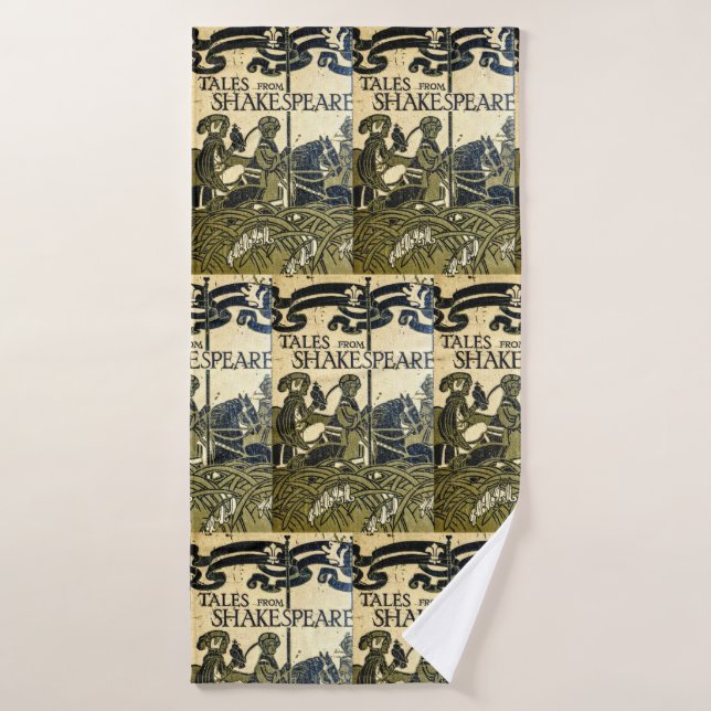 Shakespeare Art Nouveau Bath Towel (Bath Towel)