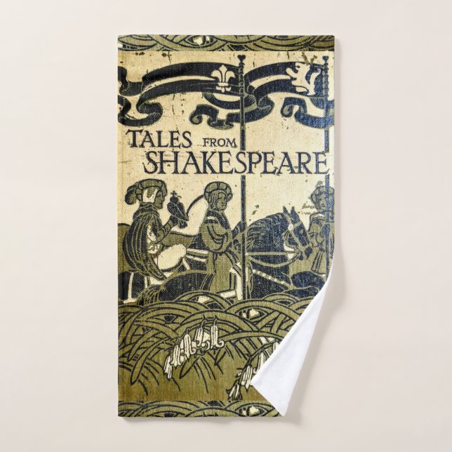Shakespeare Art Nouveau Hand Towel (Hand Towel)