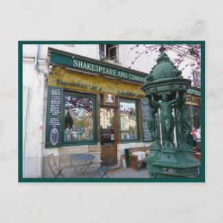 Shakespeare Bookstore (Paris) Postcard