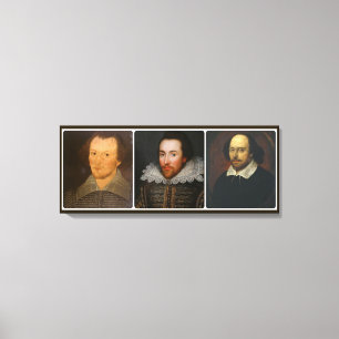 Shakespeare Collage Wrapped Canvas Print