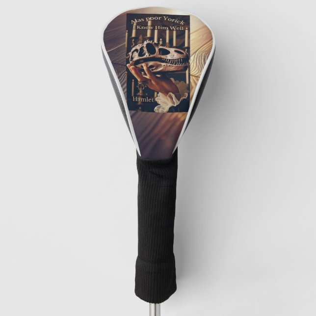 Shakespeare Dinosaur Hamlet Golf Head Cover (Front)