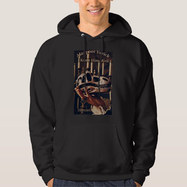 Shakespeare Dinosaur Hamlet Hoodie (Front)