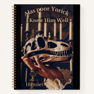 Shakespeare Dinosaur Hamlet Notebook