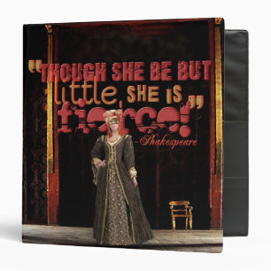 Shakespeare Fierce Quote Binder