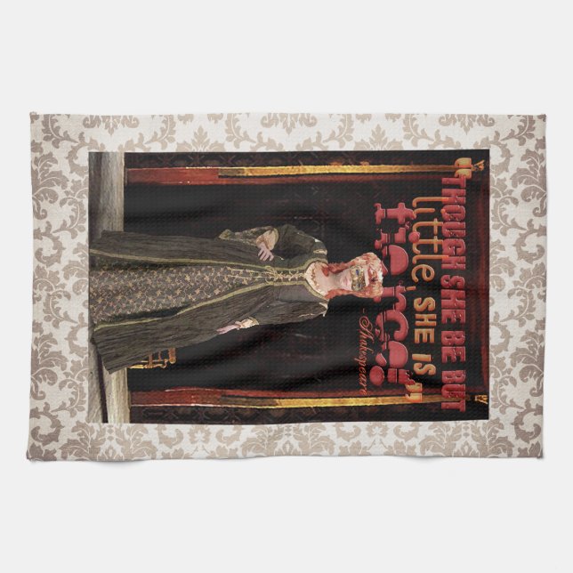 Shakespeare Fierce Quote Kitchen Towel (Horizontal)