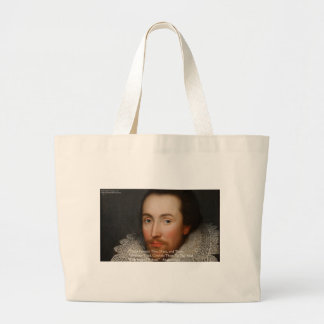Shakespeare "Friends" Wisdom Quote Gifts & Tees Large Tote Bag