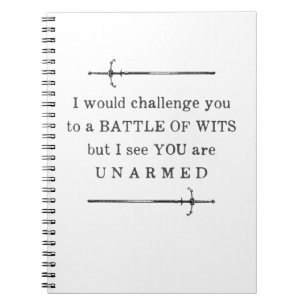 Shakespeare Funny Quote Joke Notebook