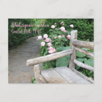 Shakespeare Garden Central Park NYC Pink Roses