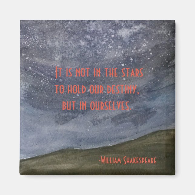 Shakespeare Hamlet Quote Magnet (Front)