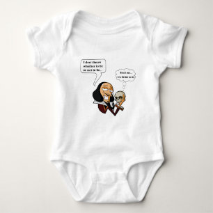 Shakespeare Hamlet, To Be or Not To Be Baby Bodysuit