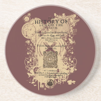 Shakespeare Henry IV Part I Quarto Front Piece Coaster