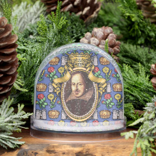 Shakespeare in Winter in the Globe  Snowglobe