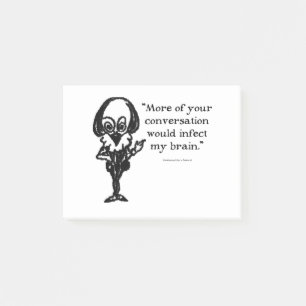 Shakespeare Insults Coriolinus Post-it Notes