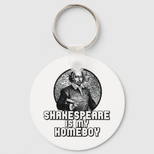 Shakespeare Keychain