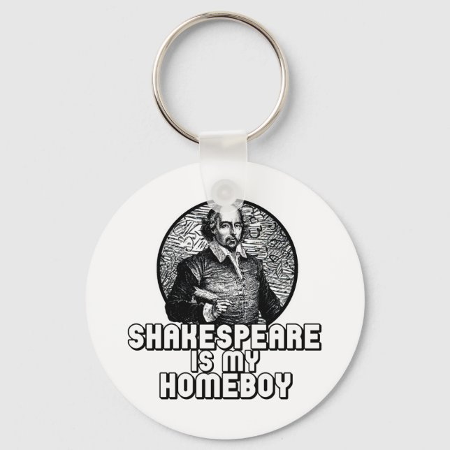 Shakespeare Keychain (Front)