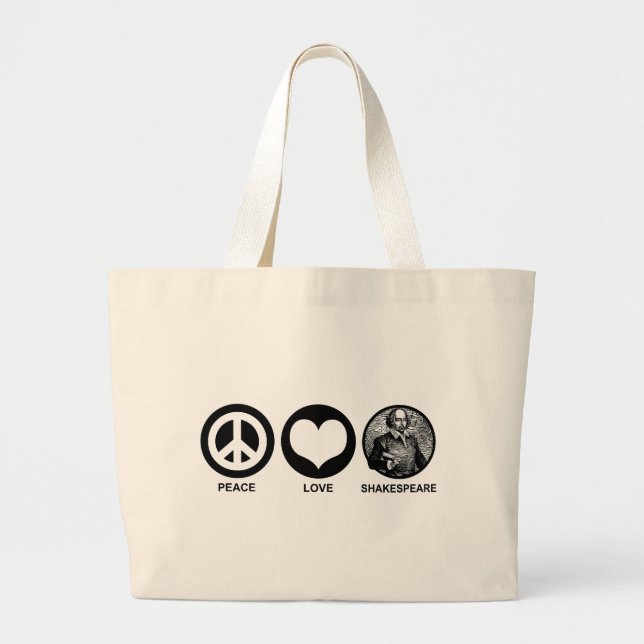 Shakespeare Large Tote Bag (Front)