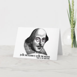 Shakespeare Lennon II Card