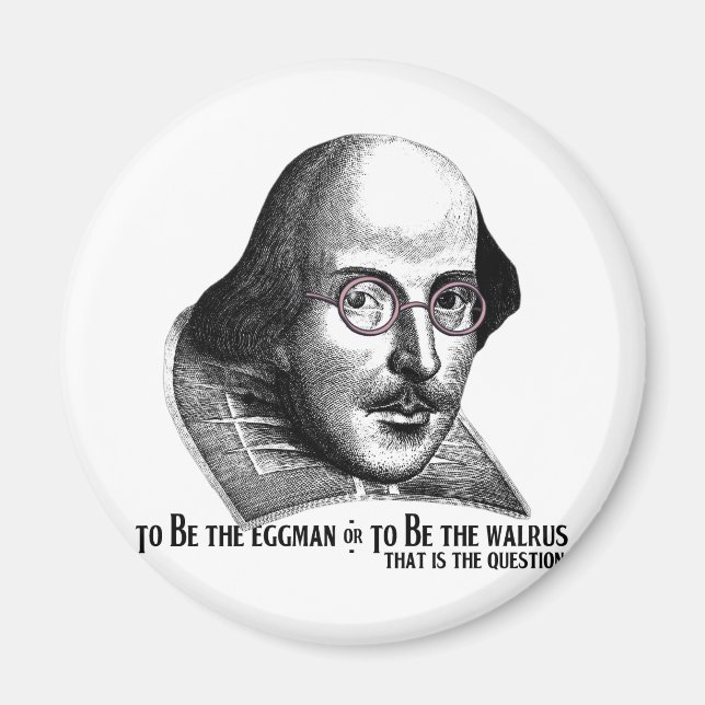 Shakespeare Lennon II Magnet (Front)