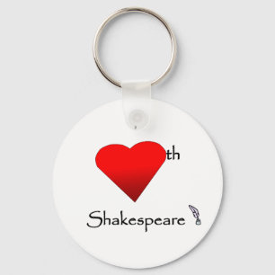 Shakespeare Love Keychain