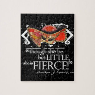 Shakespeare Midsummer Night's Dream Fierce Quote Jigsaw Puzzle