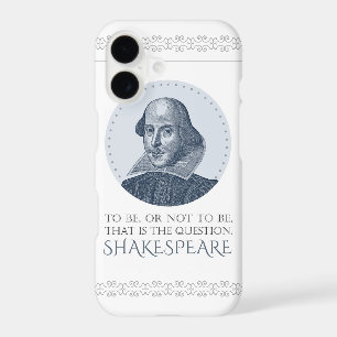 Shakespeare Portrait with To Be Or Not To Be Quote
