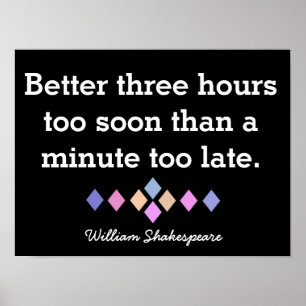 Shakespeare Poster Quote - Print