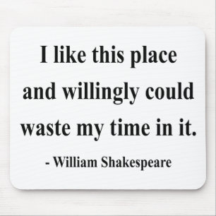Shakespeare Quote 6a Mouse Pad