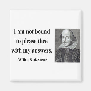 Shakespeare Quote 9b Magnet