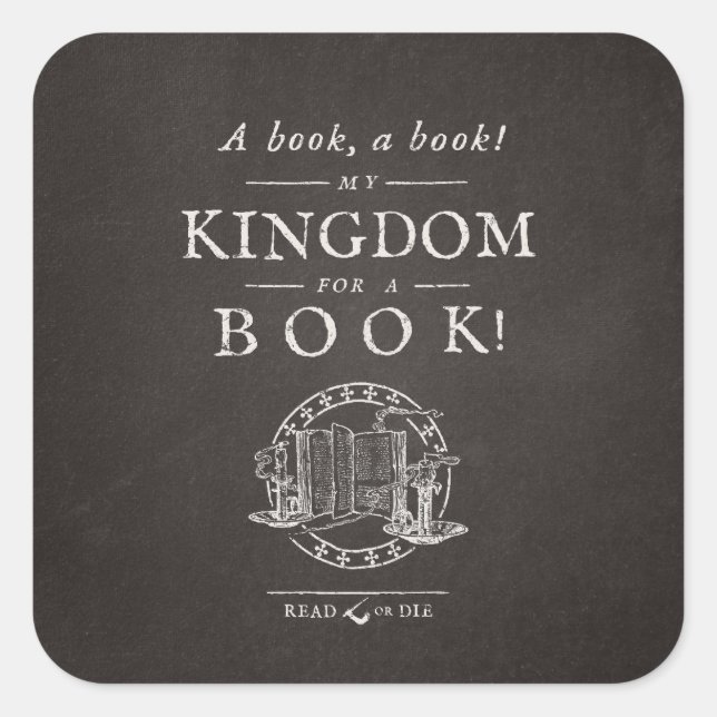 Shakespeare Quote Funny Square Sticker (Front)